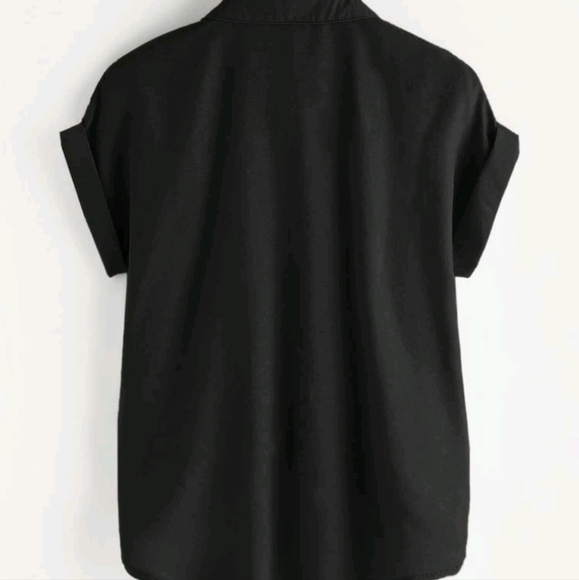 Black Button Down Shirt - Picture 3 of 6